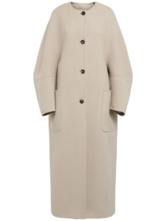 S Max Mara Nina Wool Belted Knee Length Coat (Coats and