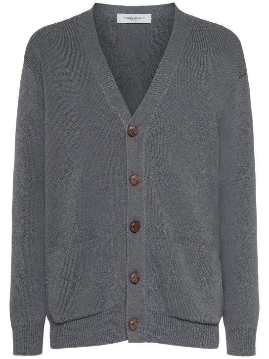 【関税込み】GOLDEN GOOSE Logo cardigan Golden Goose logo-embroidered cardigan | REVERSIBLE