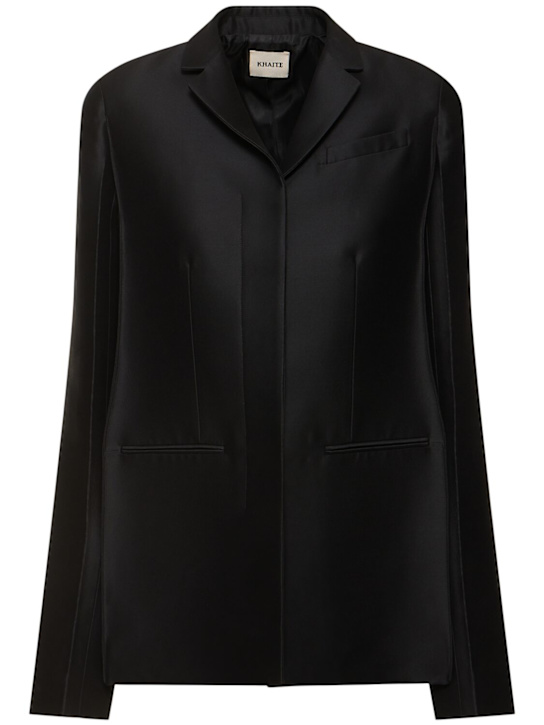 スーツ Ash Khate Crittan wool & silk faille blazer - Khaite - Women