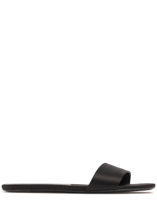 10mm stella satin flat slides - Loulou Studio - Women  | Luisaviaroma