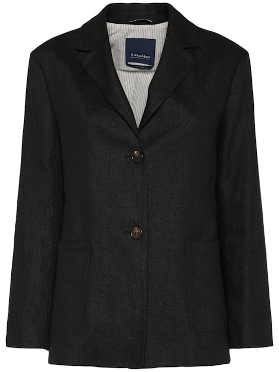 VIP価格.Max Mara GIACCA MONOPETTO IN LINO MAX MARA WEEKEND Blazer monopetto in lino T. 42 | leChicche