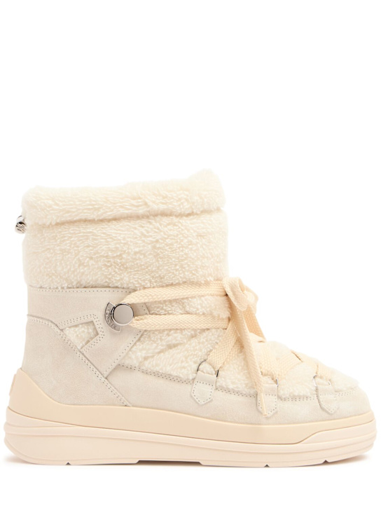 Teddy capsule insolux suede snow boots Moncler Women Silk White 36 IT