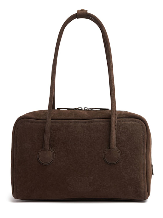Soft boston nubuck shoulder bag - MARGESHERWOOD - Women