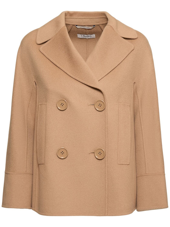 美品】Max Mara ピーコート キャメル ベージュ サイズS