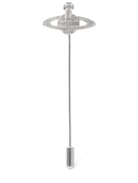 Mini bas relief crystal tie pin - Vivienne Westwood - Men
