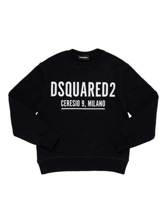 【D Squared2】ロゴ コットン スウェットシャツ【送料関税込】 D Squared2】ロゴ コットン スウェットシャツ【送料関税込】 (D